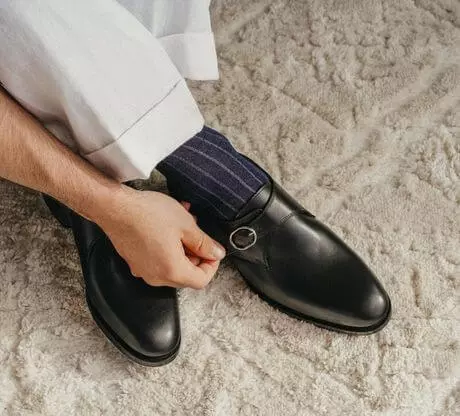 Men's Monk Strap Shoes In Corio